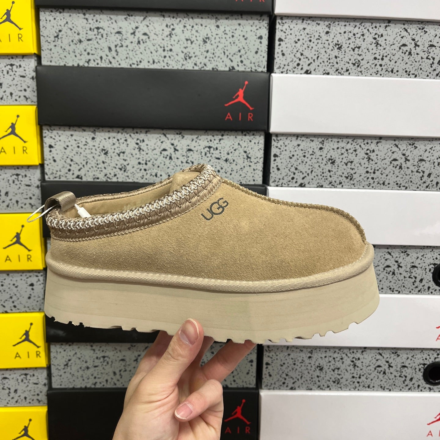 UGG Thick-Soled Low-Cut Fur Snow Boots