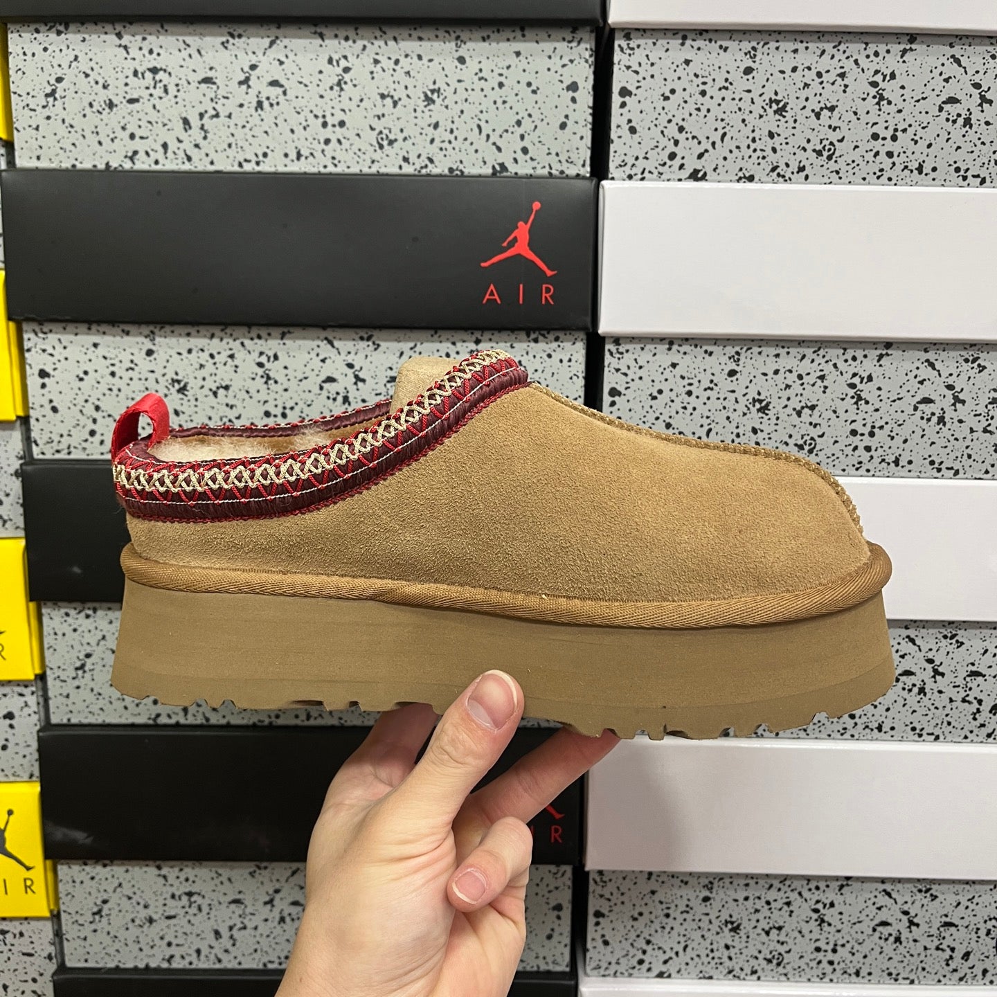 UGG Thick-Soled Low-Cut Fur Snow Boots