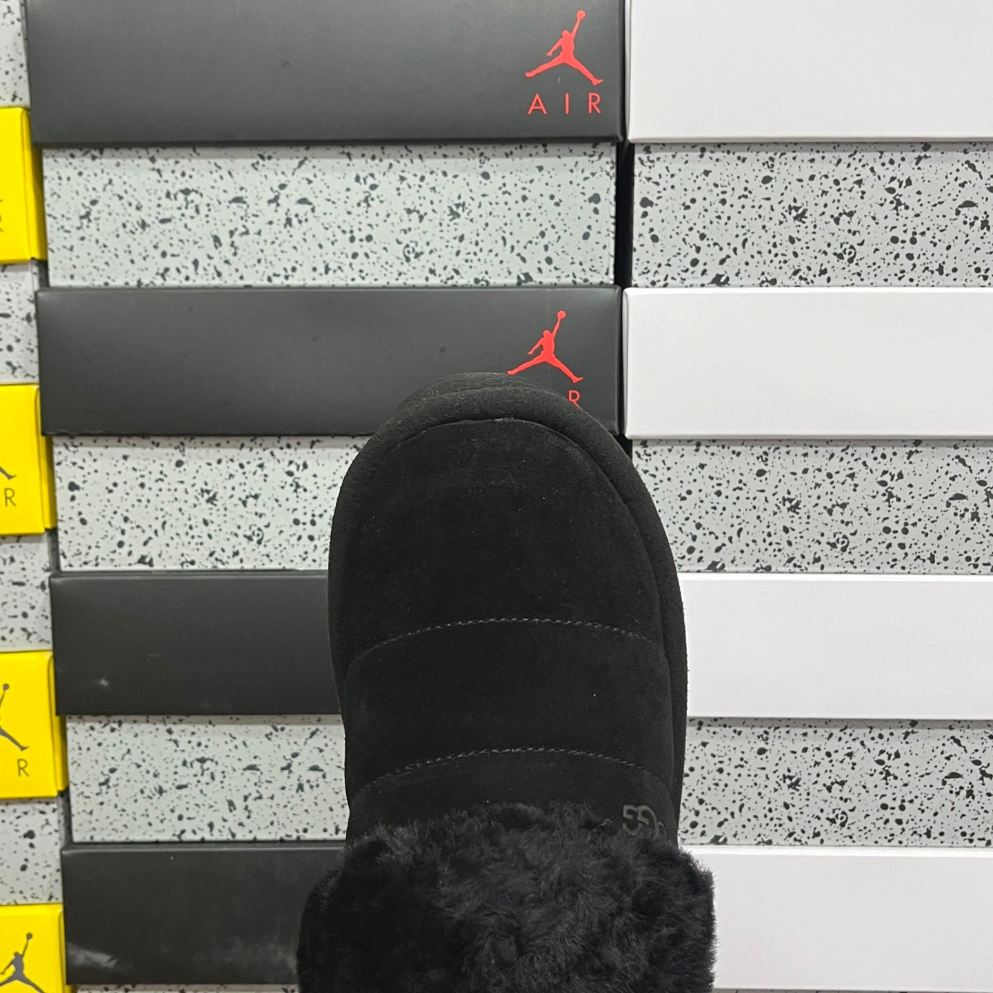 UGG Thick-Soled Low-Cut Fur Snow Boots