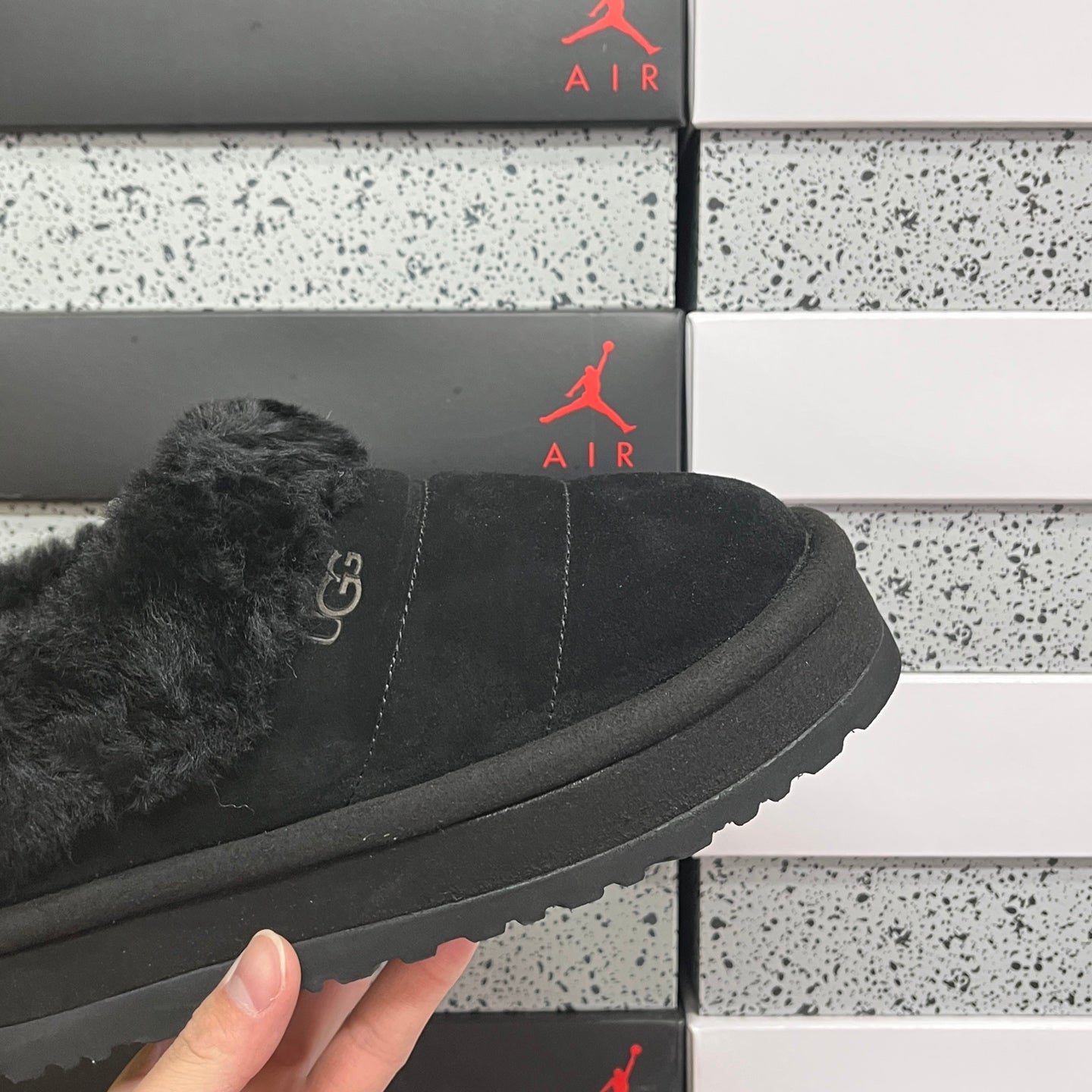 UGG Thick-Soled Low-Cut Fur Snow Boots