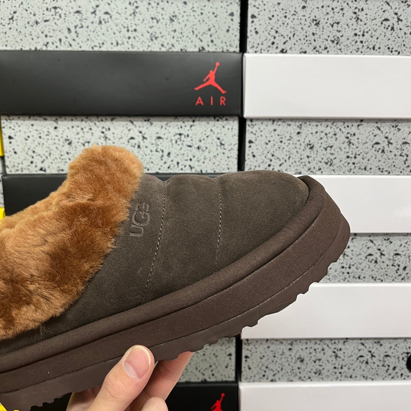 UGG Thick-Soled Low-Cut Fur Snow Boots