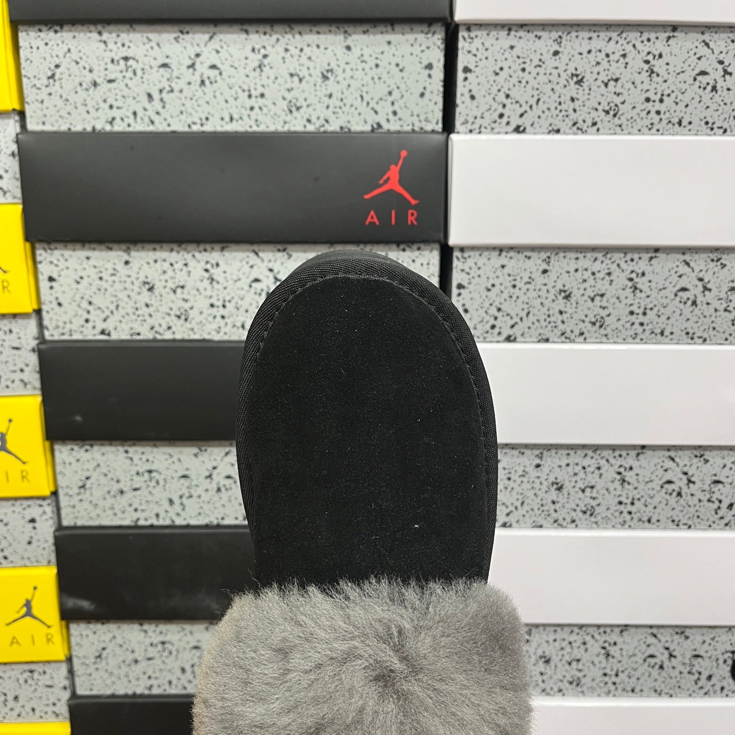 UGG Thick-Soled Low-Cut Fur Snow Boots