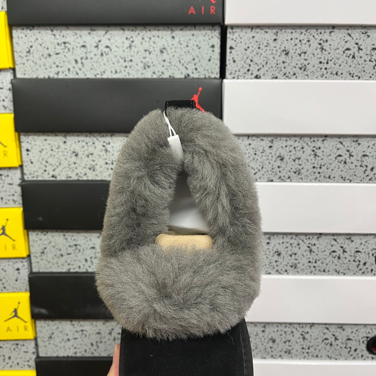 UGG Thick-Soled Low-Cut Fur Snow Boots