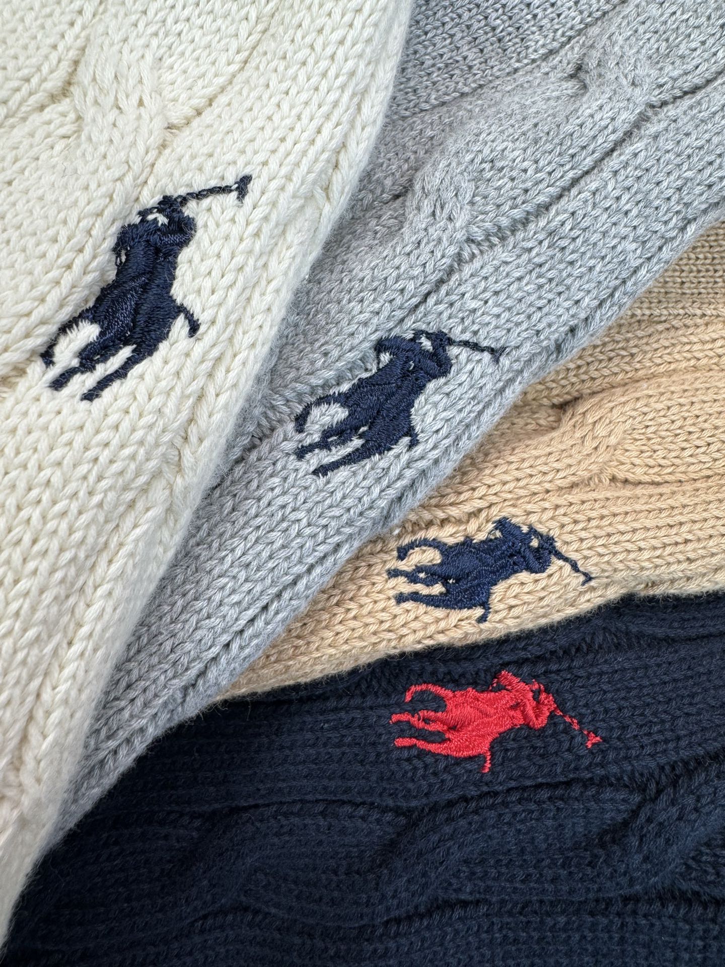 Ralph Lauren Polo V-Neck Cable Knit Cardigan