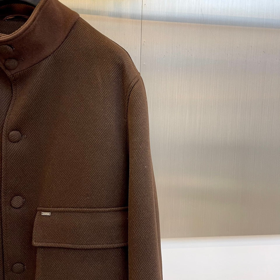 Zegna Stand Collar Minimalist Jacket – 25SS