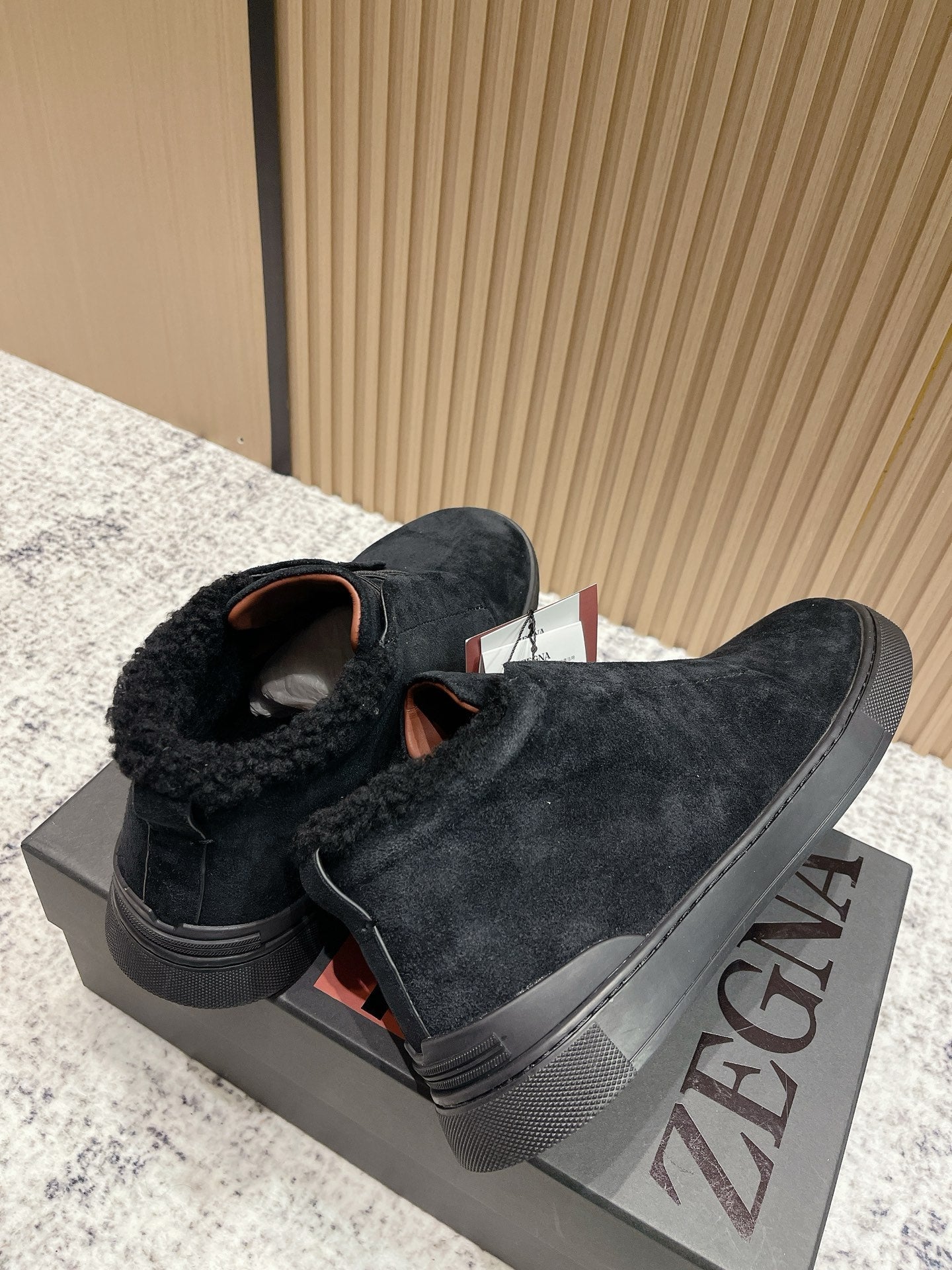 Zegna Triple Stitch High-Top Casual Shoes – 2025SS