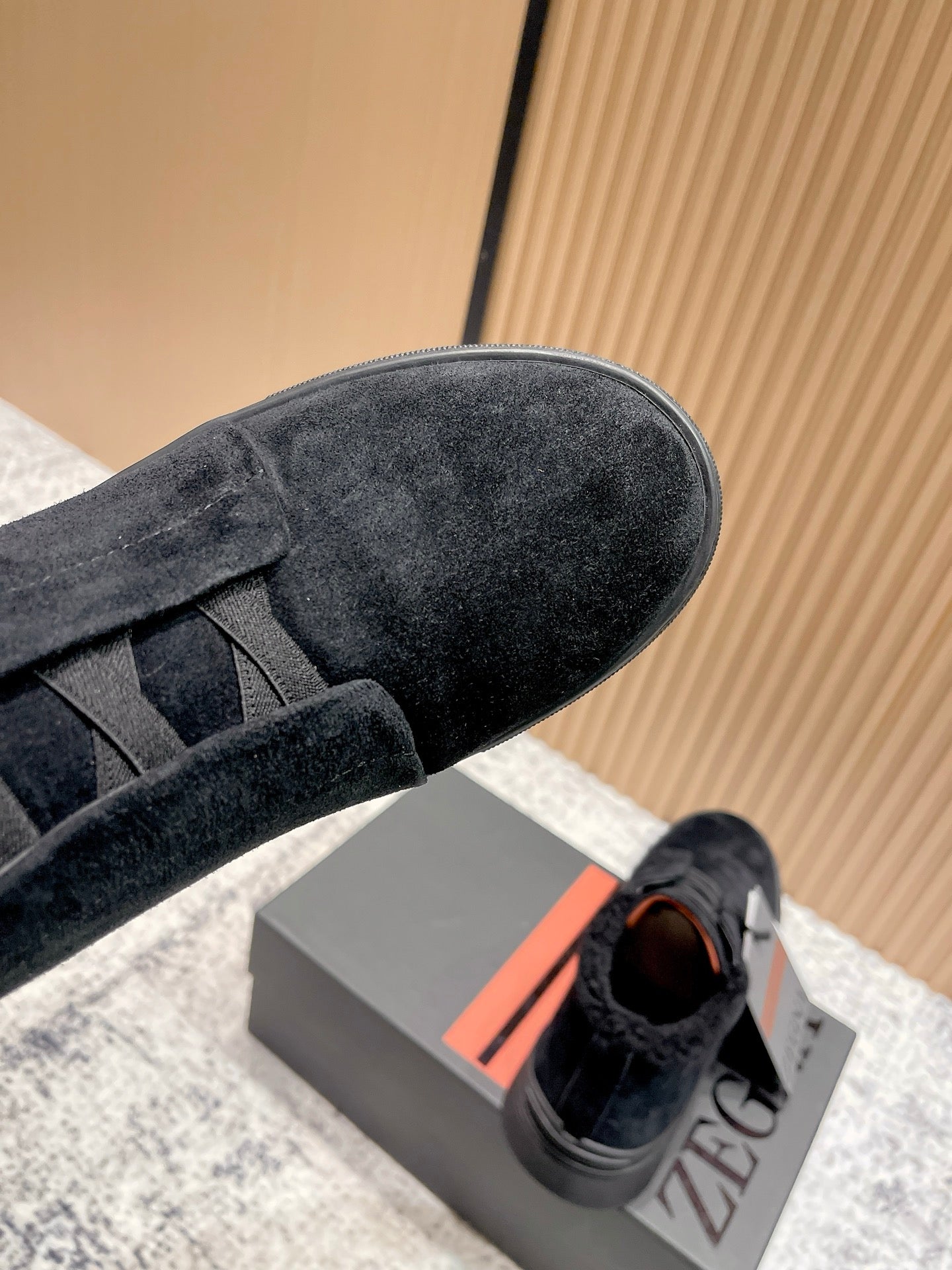 Zegna Triple Stitch High-Top Casual Shoes – 2025SS