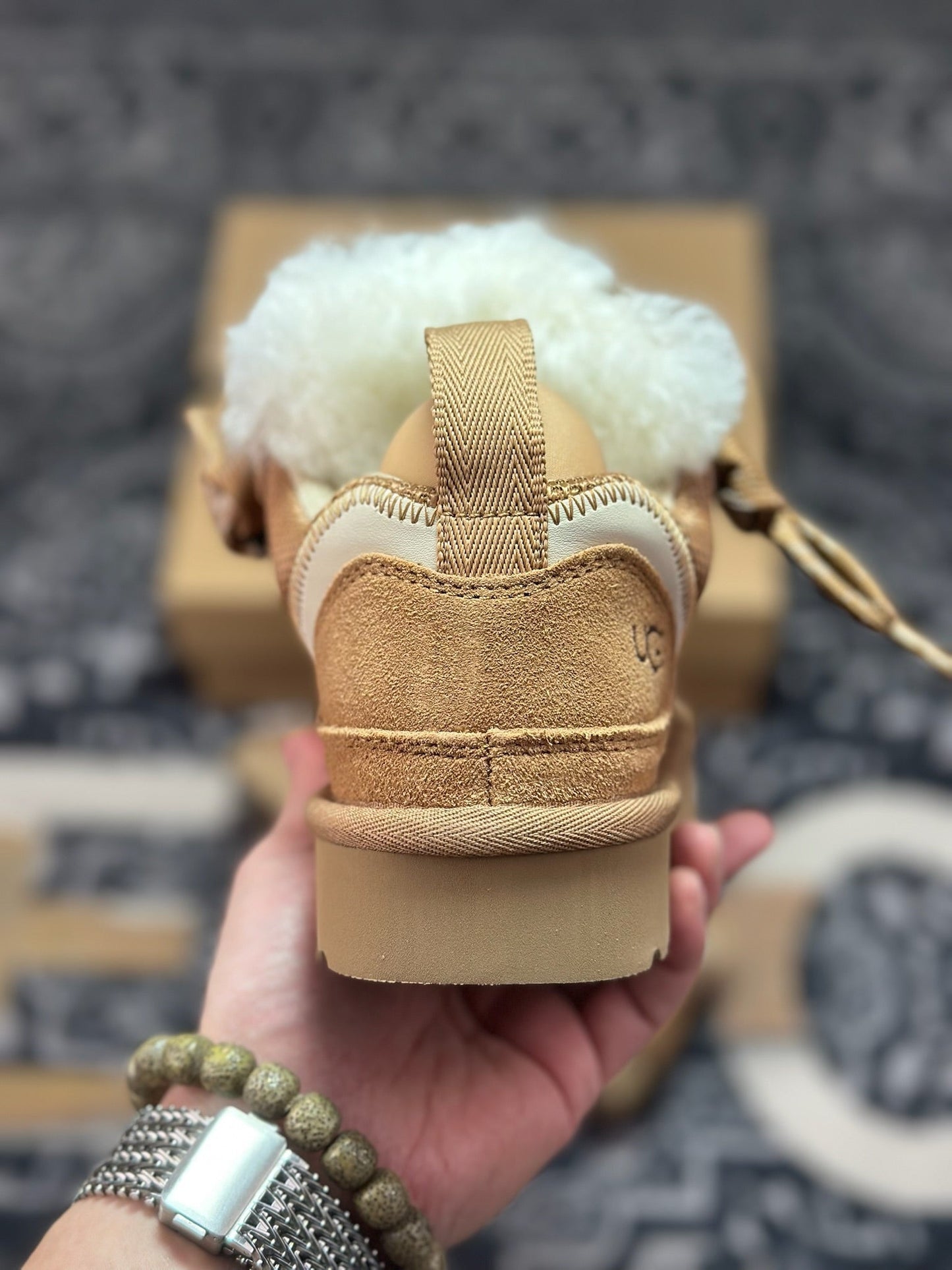 UGG Lowmel Sheepskin Snow Boots