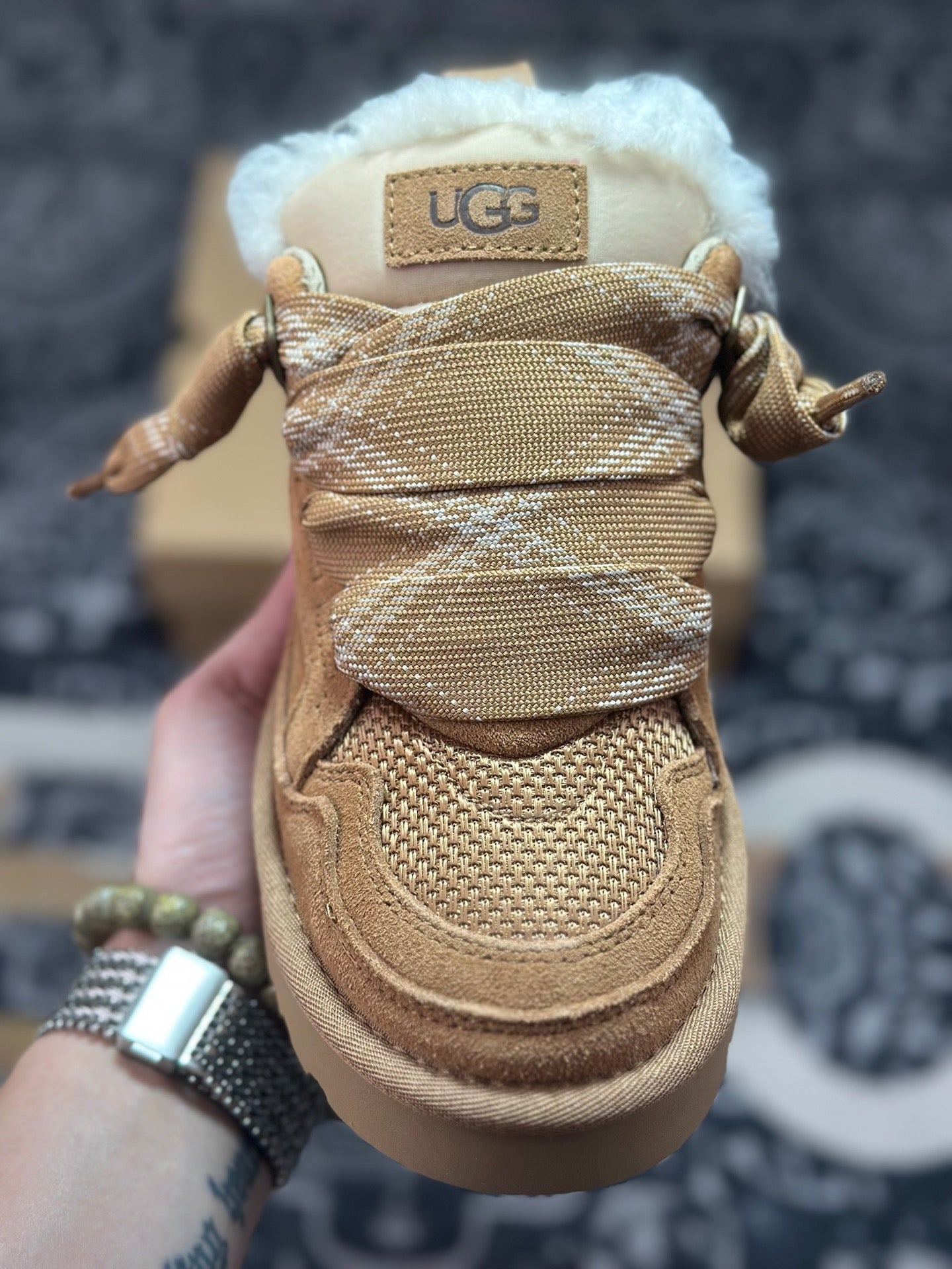UGG Lowmel Sheepskin Snow Boots