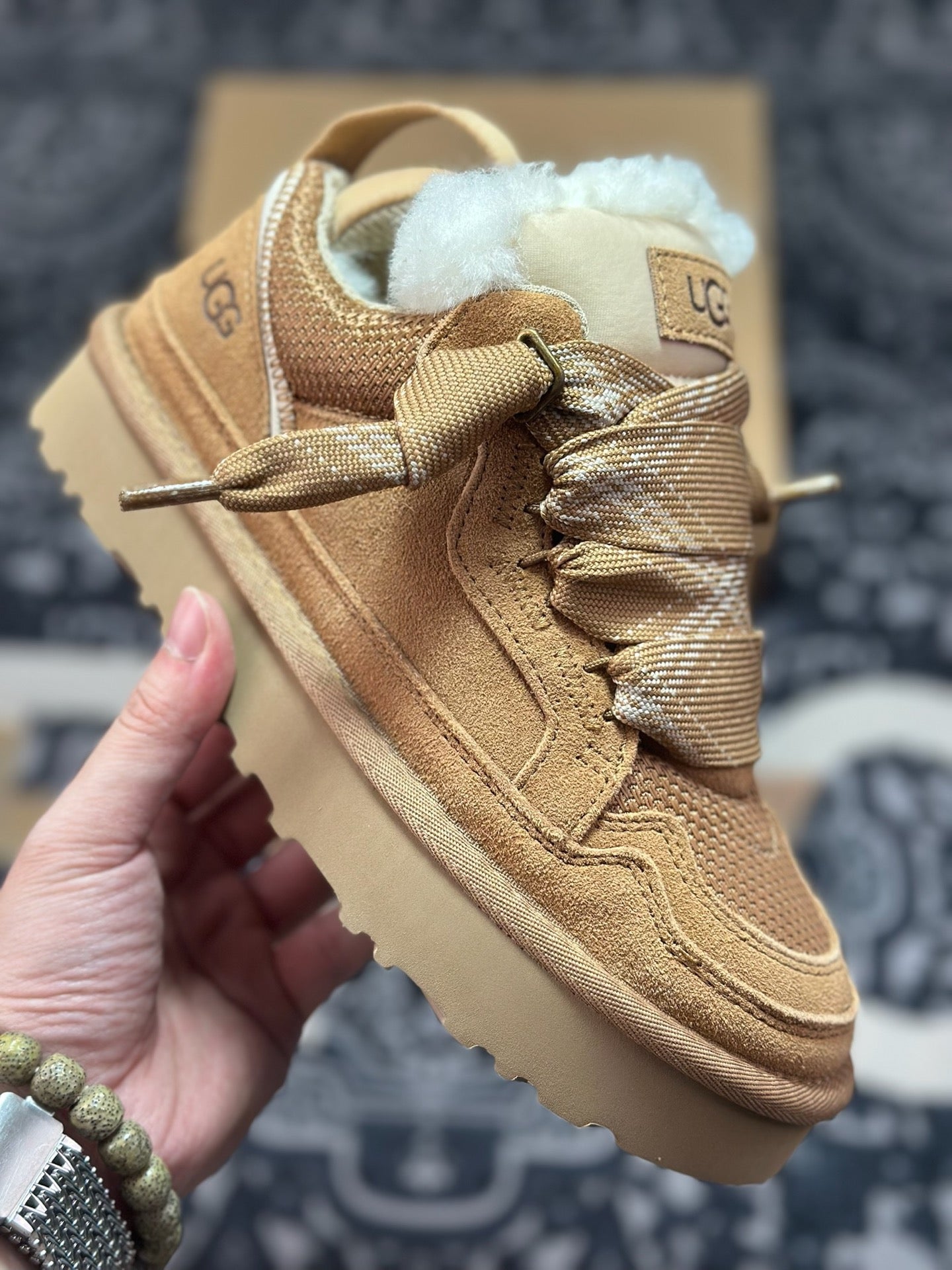 UGG Lowmel Sheepskin Snow Boots