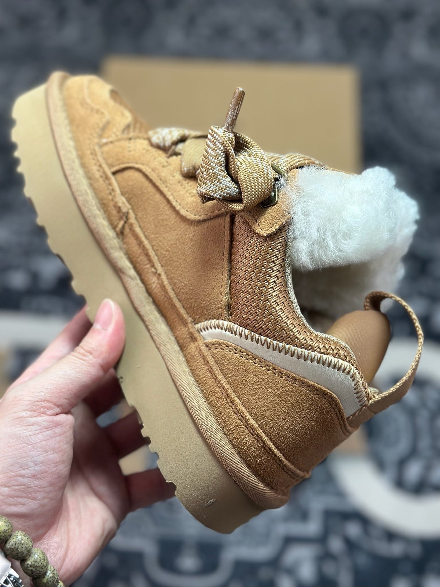 UGG Lowmel Sheepskin Snow Boots
