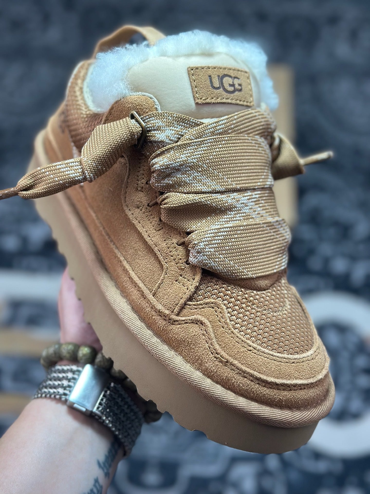 UGG Lowmel Sheepskin Snow Boots
