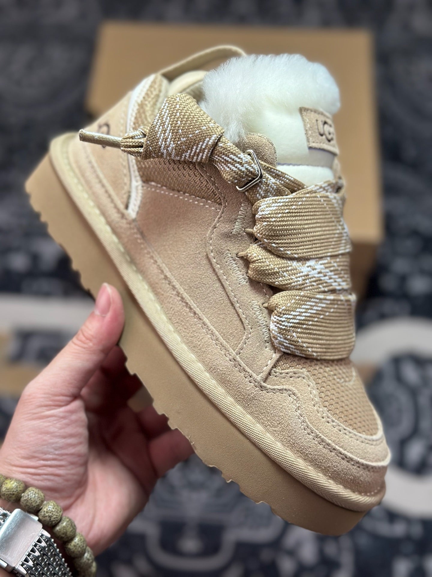 UGG Lowmel Sheepskin Snow Boots