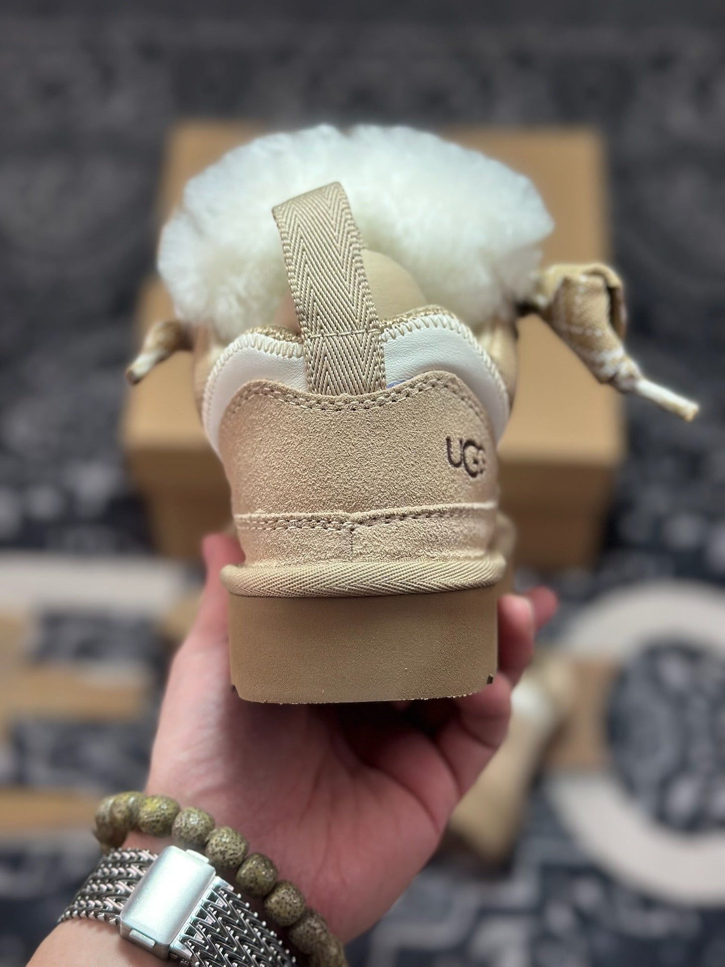 UGG Lowmel Sheepskin Snow Boots
