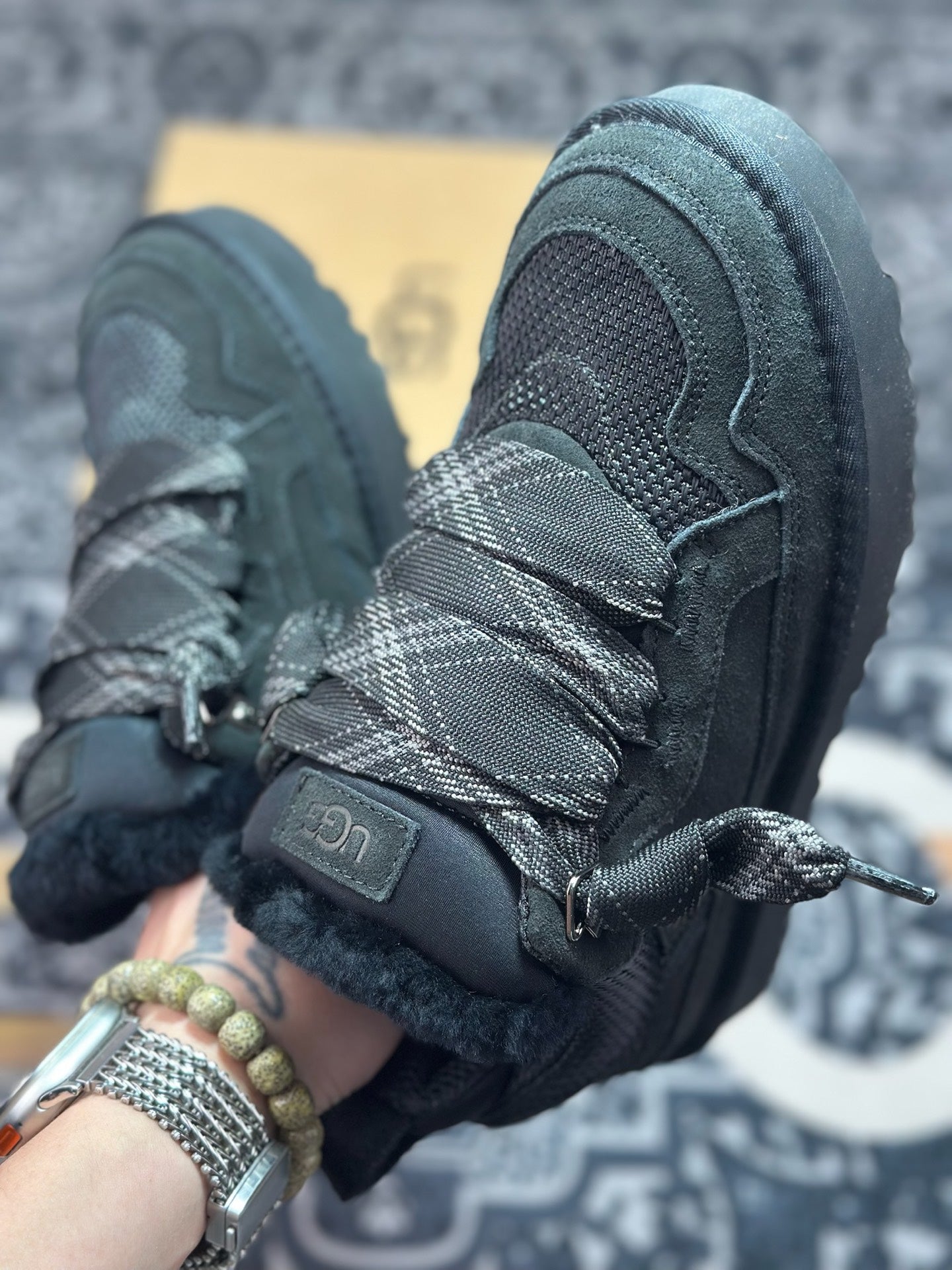 UGG Lowmel Sheepskin Snow Boots